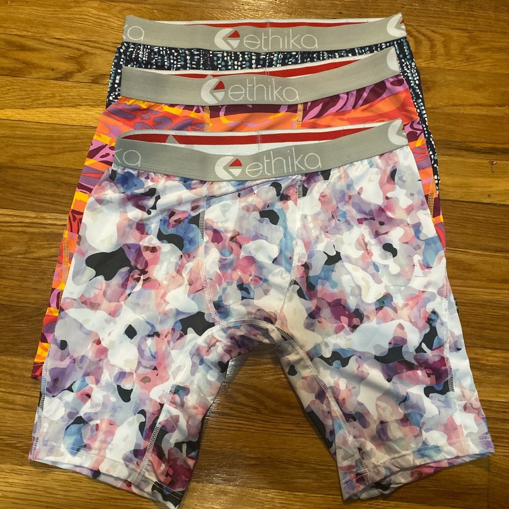 ethika long boxer mens size m 3 pack